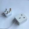 Buy cheap British 3pin white extension power cord 0.5m1m2m3m-10m copper power extension cable from wholesalers