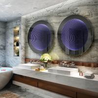 Buy cheap Hotel 3D Infinity Tunnel Mirror Silver Lenses Fashionable With Touch Sensor product