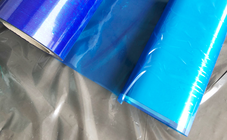 Aluminum Profile PE Blue Color Surface Protection Film With Anti UV Anti Scratch Anti Dust Function