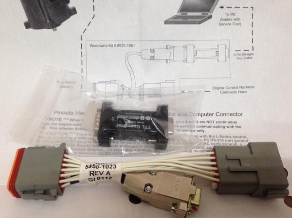 Quality Digital FG Wilson Generator Parts , Stable Olympian Data Line 8923-1061,Woodward lata line for sale