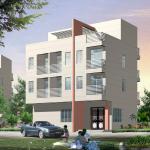 Family Living Light Steel Villa House / Prefabricated Shipping Container Houses