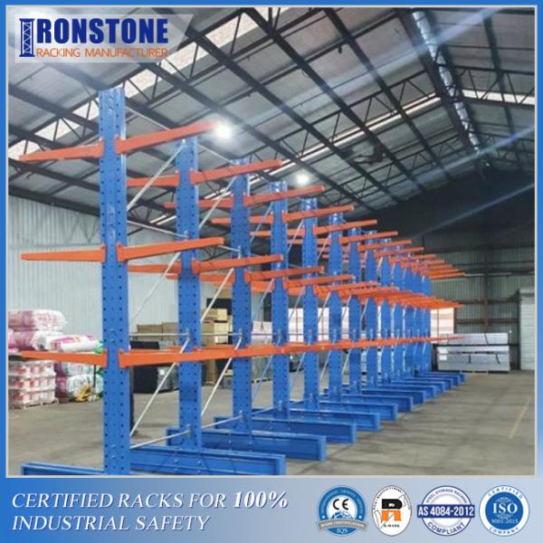 Buy cheap Industrial Customized Anti-Rust Cantilever Racking System For Storing Bulky Materials from wholesalers