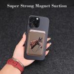 Business N52 Magnetic Phone Wallet With PU Leather Material