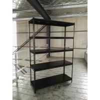 Buy cheap Slotted Angle Steel Light Duty Shelving Black / Grey / White in Storage Systems product