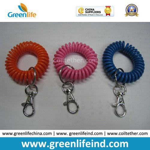 Buy cheap Customized Plastic Wrist Key Chain Coiled Retainer from wholesalers