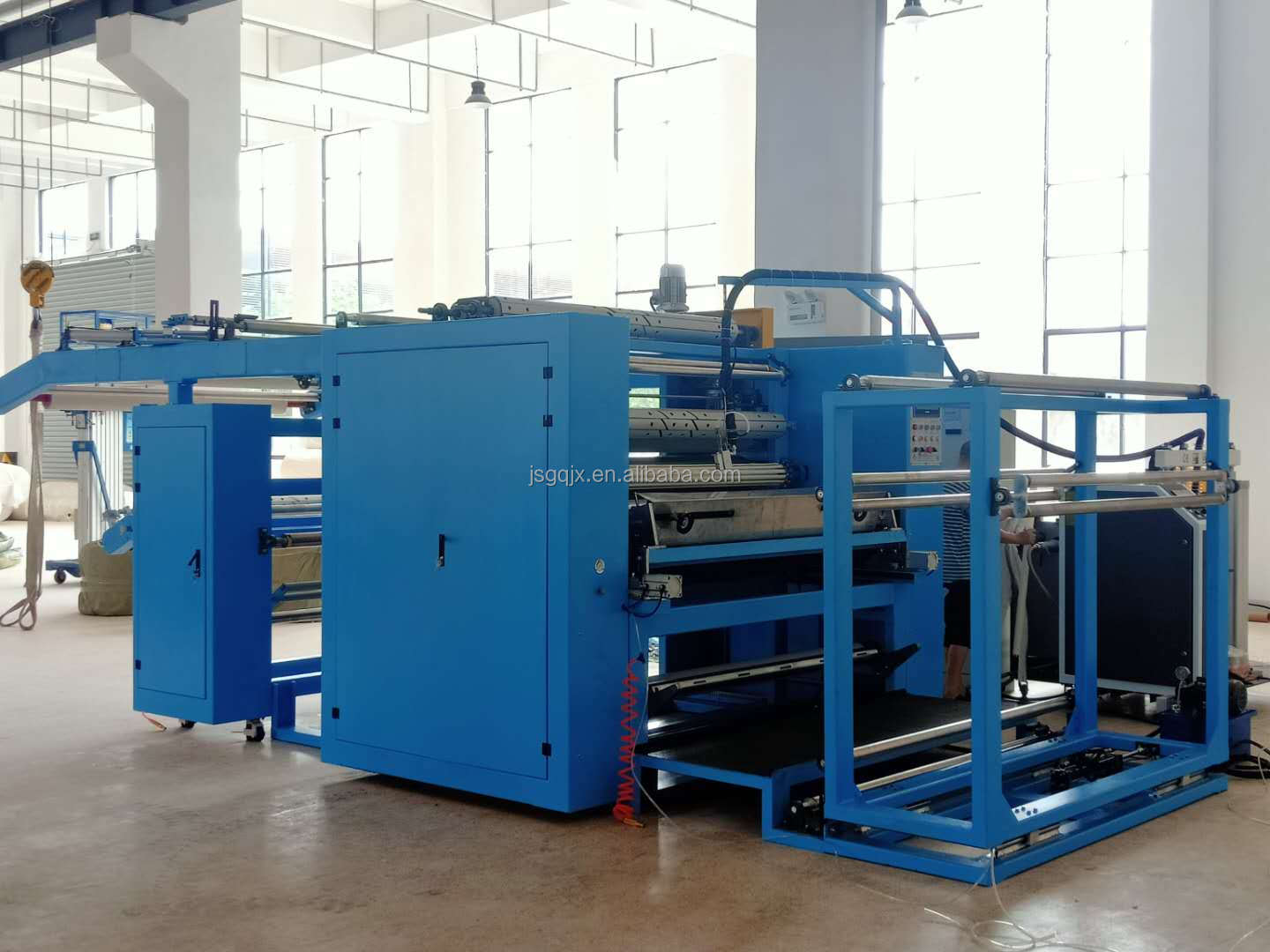 Advanced PLC Control PUR Hot Melt Glue Laminating Machine for Terry to Film 3000mm