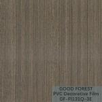 Partition PVC Decorative Film 0.25mm - 0.60mm Thickness Dark Grey Color