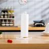 Buy cheap Countertop Metal And Bamboo Paper Towel Holder Kitchen Paper Roll Rack from wholesalers
