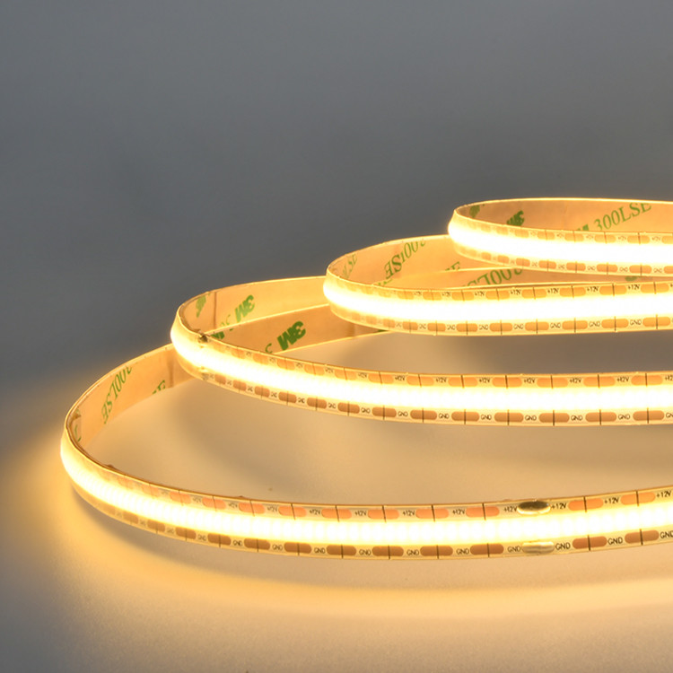 5m 528LEDS/M Small Cut COB LED Strip Light Flexible Dot Free LED Tape Light