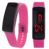 Buy cheap Cheap Promotional Glass Silicone Led Bracelet Wrist Watches With Red Light Time Display In Stock ,Fast Delivery from wholesalers