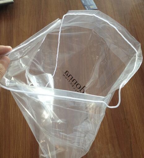 Buy cheap Biodegradable Plastic Manufacturer Wholesale Commercial Hotel White Poly Drawstring Printed Laundry Bags bagease package from wholesalers