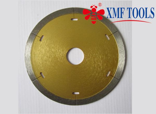 Buy cheap 8 Inch Continuous Rim Saw Blade For Porcelain Tile , 200mm 350mm Diamond Cutting Blades from wholesalers