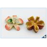 Buy cheap Metal Material Beautiful Flower Shape Crystal Trinket Box SCJ564 from wholesalers