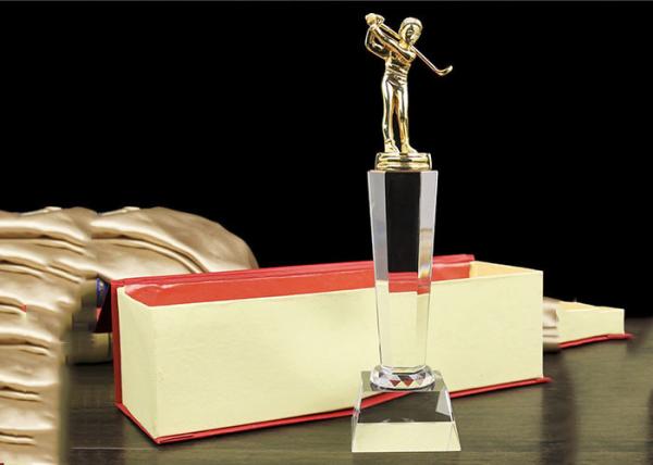 Buy cheap Crystal Base Metal Golf Trophy Cup For US Open Championship Business Leader from wholesalers