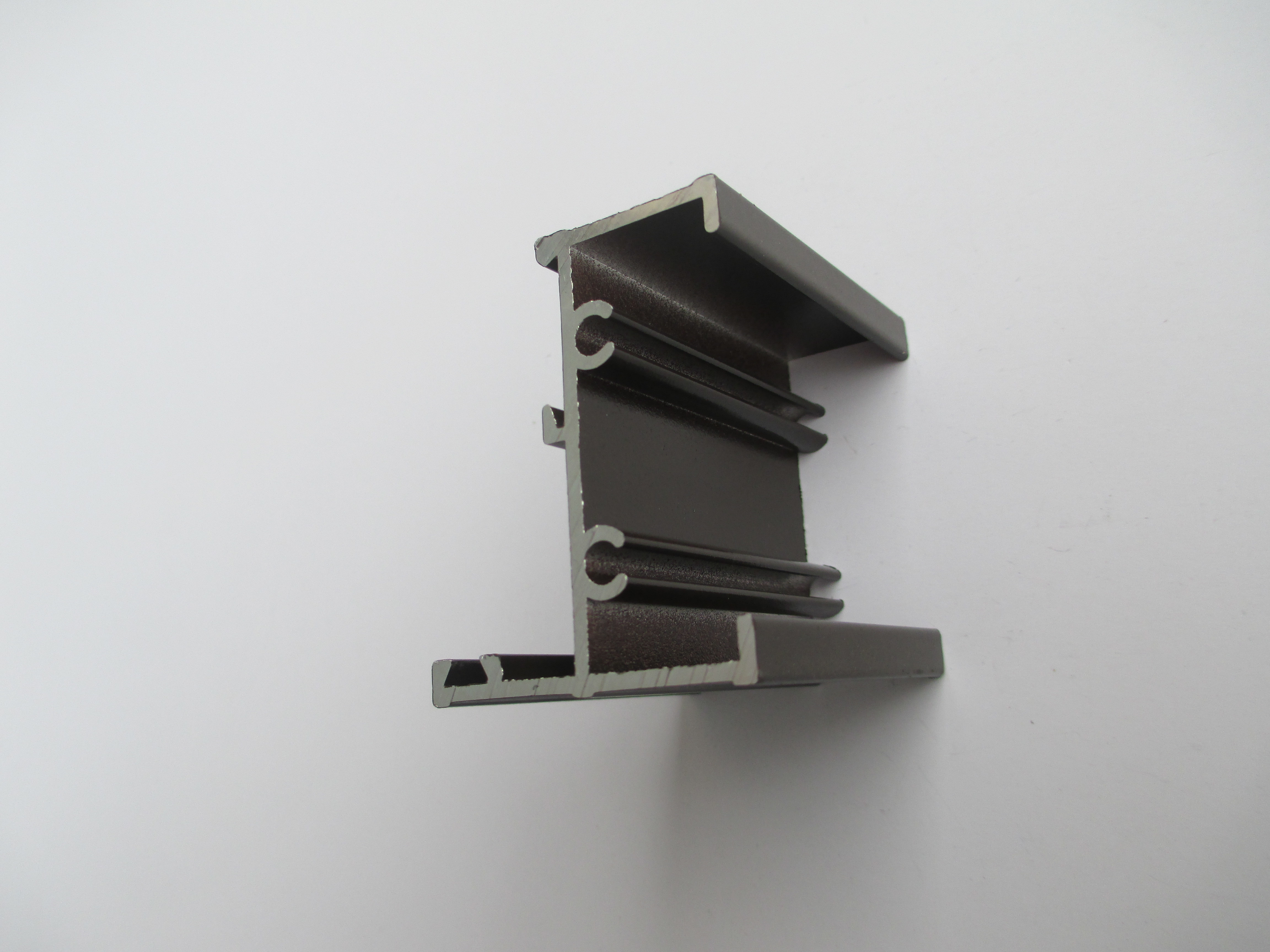 Black 6063 - T5 Aluminium Trim Profiles , Aluminium Extruded Profiles T3 - T6 Temper