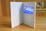 Paper Material Video Greeting Card Recharge Brochure With Video Screen