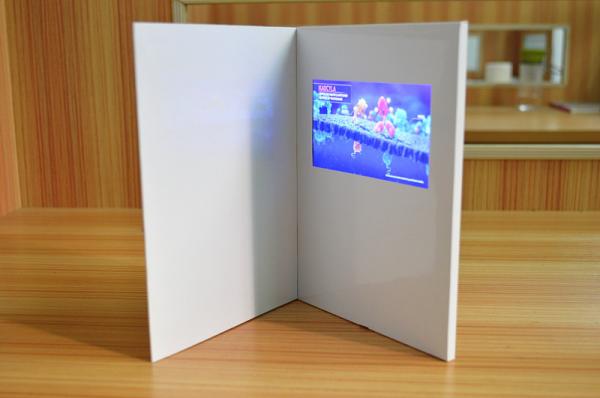 Buy cheap Paper Material Video Greeting Card Recharge Brochure With Video Screen from wholesalers
