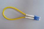 Yellow LSZH cable LC Loopback single-mode Fiber Optic Patch Cord