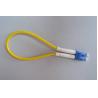Buy cheap Yellow LSZH cable LC Loopback single-mode Fiber Optic Patch Cord from wholesalers