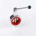 Stainless Steel 304 316 Silver Duck Beak Butterfly Valve with Customized Support