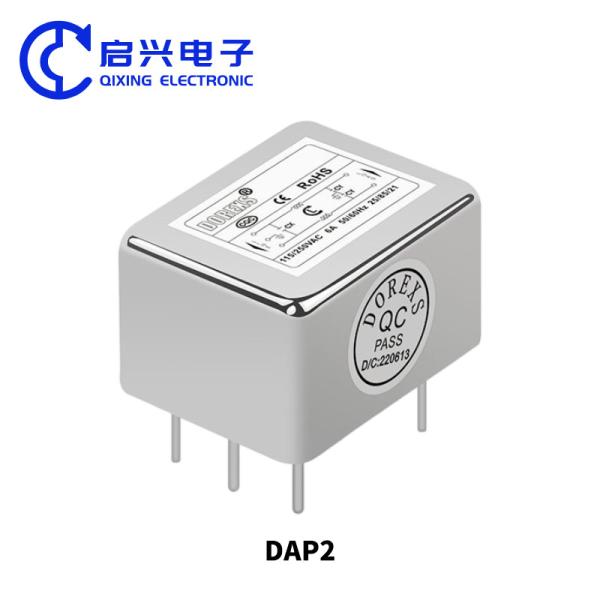 Buy cheap DAP2 Low Pass Power Supply Filter PCB Mounting Single Phase EMI EMC Power Filter from wholesalers