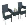 Buy cheap Outdoor Pool / Beach Rattan Coffee Table Chair Sets With Aluminum Frame Ottoman High Quality Outdoor Indoor Furniture from wholesalers