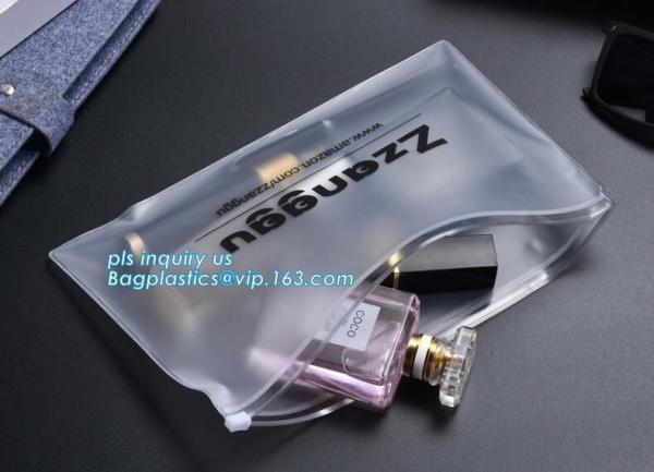 Buy cheap Frosted Makeup Cosmetic Bag Clothing Packaging Slider Packaging With Zip lockkk from wholesalers