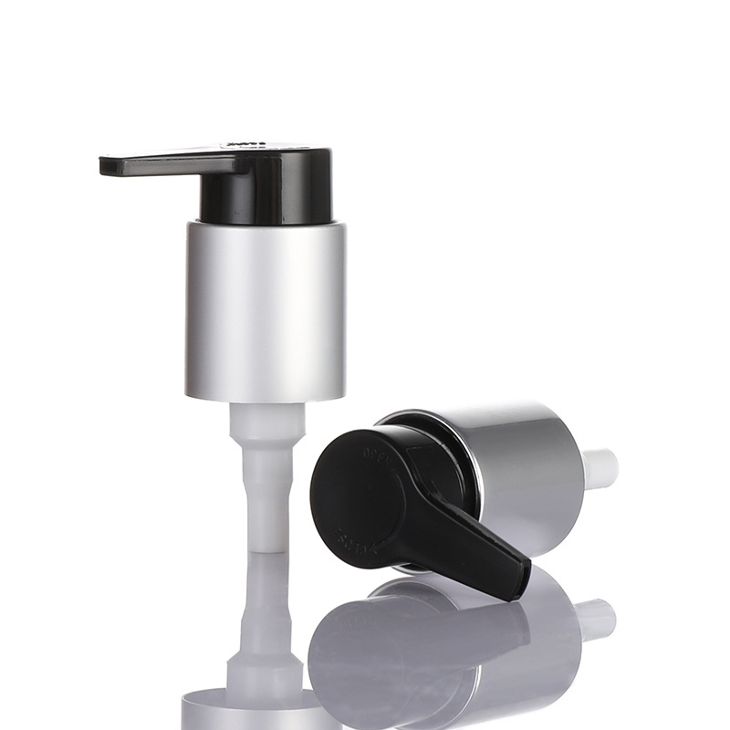 Treatment Cream Pump for Cosmetic with Aluminum 24mm Plastic Pump