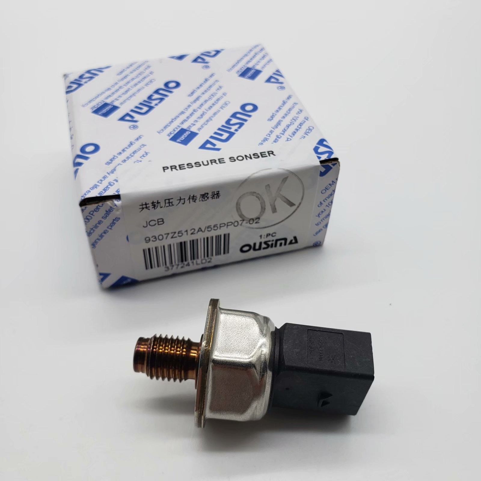 OUSIMSA Common Rail Pressure Sensor 9307Z512A 55PP07-02 55PP07-01 for Excavator JCB