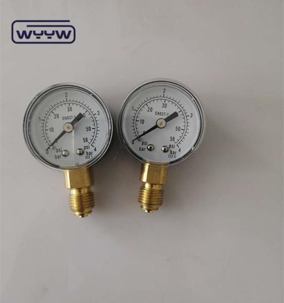 Buy cheap new design 1.5" plastic black steel portable pressure gauge from wholesalers