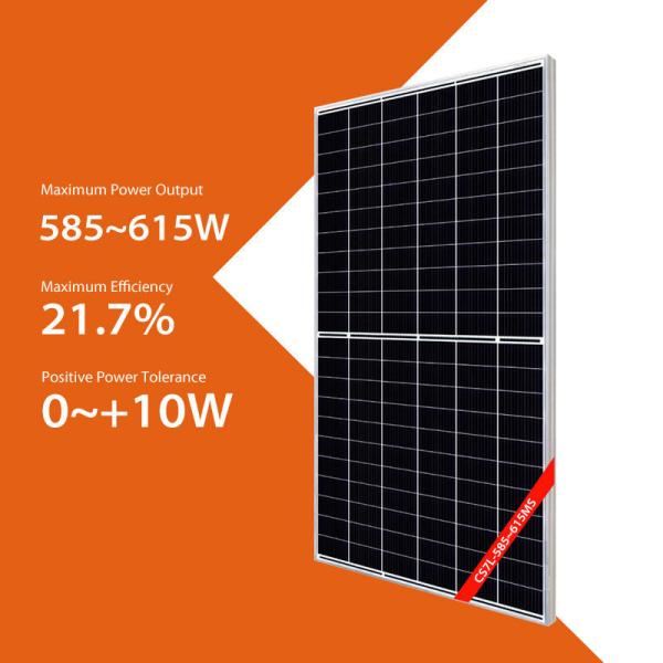 Buy cheap 580W 585W Thin Film Silicon Photovoltaic Module 610W 615W Panel Solar Canadian Full Black from wholesalers