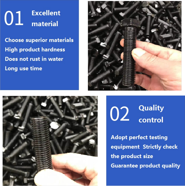 ANSI Standard High Precision Steel Tower Bolts for Steel Structures M38 M42 M50 M72