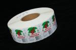 Gold Foil Custom Stickers Fruit Packaging Custom Printed Label Rolls