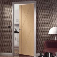 Buy cheap 6 Layers PU Painting Modern Wood Interior Doors HDF 90cm Width product