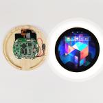 350 Nits 5 Inch Round LCD Display Android 1080x1080 1300:1