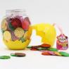 Buy cheap Egg Shape Custom Chocolate Coins 4 Colors In One Carton Private Label from wholesalers