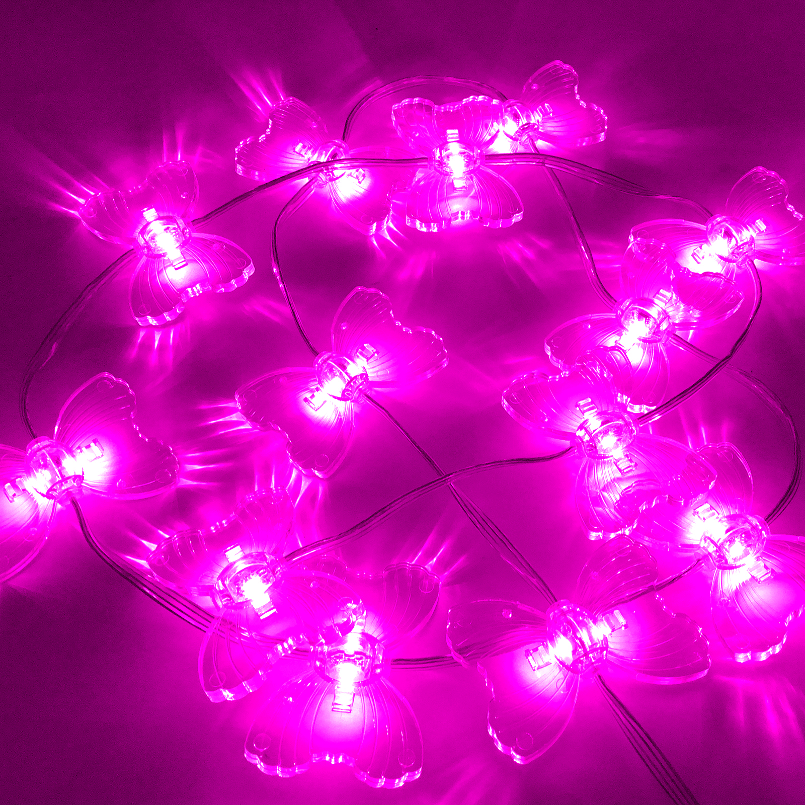 10.8lm/W Luminous 3D Pixel Led Butterfly Lights For Shopping Mall Decoration