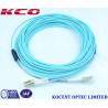 Buy cheap OM3 LC LC Duplex Fiber Optic Patch Cord / Armoured Fibre Optic Cable from wholesalers