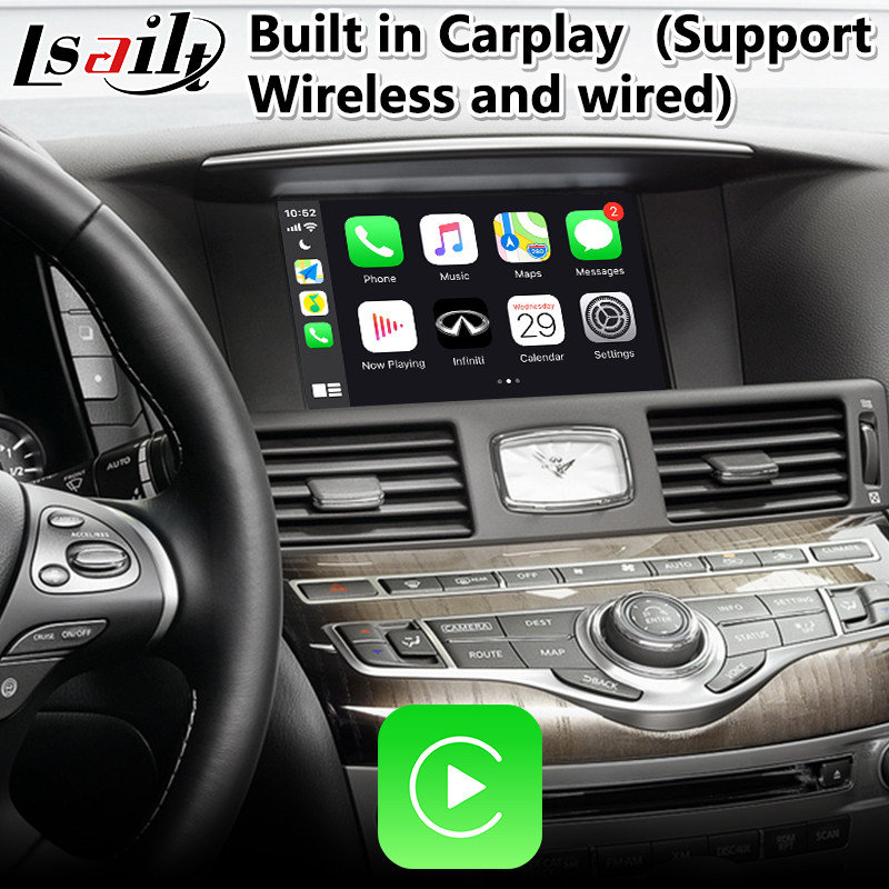 Lsailt Android Carplay Interface Box for Infiniti M37S M37 With Wireless Android Auto