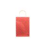 Buy cheap Red Thick Luxury Christmas Packaging / Mini Christmas Gift Bags Spot Printing from wholesalers