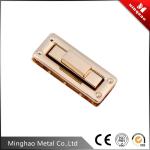 High quality handbag square turn lock for bag parts,51.74*21.73mm,Zinc alloy