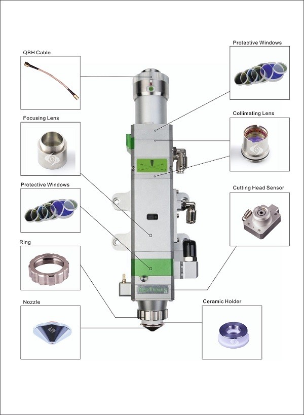 WSX Cutting Head Sensor TRA Suitable For WSX NC30 WSX Consumables