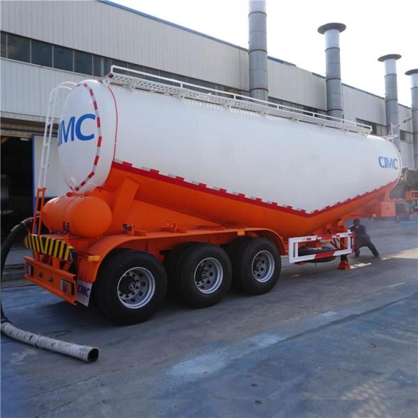 Buy cheap Low Density CIMC Enclosed 115m3 Bulk Cement Tanker Trailer from wholesalers