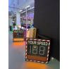 Buy cheap Solar Powered LED Radar Speed Sign with 100M Detection Range from wholesalers