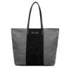 Buy cheap Canvas summer vegan handbag beach bags in grey color from wholesalers