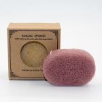 Biodegradable Red Clay Konjac Sponge Makeup Remover Sponge Reusable