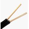 Buy cheap 2 Core Drop Wire Outdoor Overhead Telephone Copper Cable from wholesalers