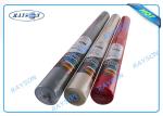 Rolled Packed Pink Color Non Woven Tablecloth For Home / Hotel / Restaurant To