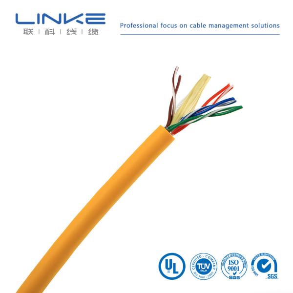 CAT5e UTP LAN Cable CCA 1000 ft Yellow Optional Filler US Currency US Solid