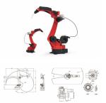 Buy cheap 6 AXIS TIG / MIG / Pinch Welder Industrial Welding Robot arm from wholesalers